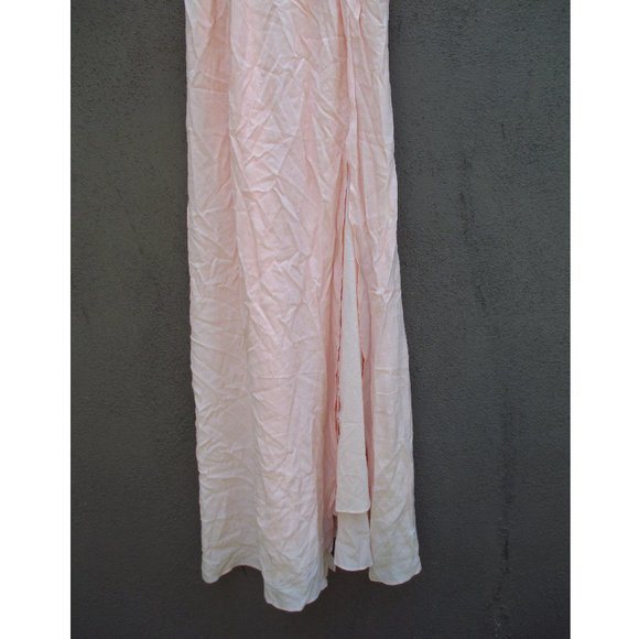 NEW FOR LOVE & LEMONS SOFT PINK LOVEBIRD MAXI DRESS SIZE XS - Picture 4 of 10